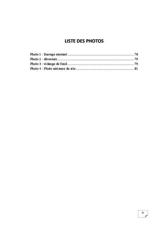 Etude de rehabilitation du perimetre irrigue d'Alasora