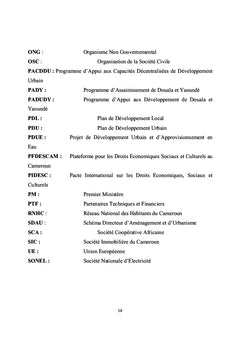 Dynamiques institutionnelles et politique d'habitat social au Cameroun