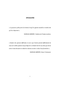De la reconnaissance de la pluralité humaine à l'action concertée