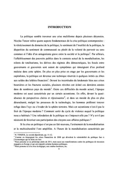 De la reconnaissance de la pluralité humaine à l'action concertée