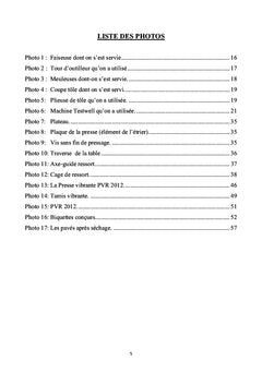 Conception et réalisation d'une presse vibrante PVR 2012