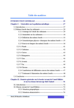 Etude de la qualite environnementale des ecosystemes aquatiques