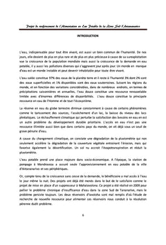 Projet de renforcement de l'AeP de la zone Sud d'Antananarivo