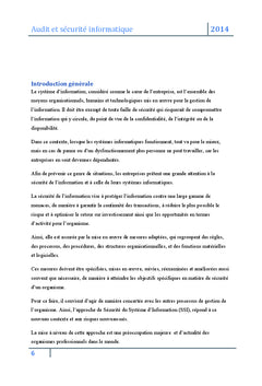 Audit de la sécurité informatique