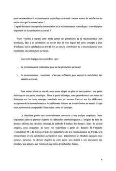 Reconnaissance non monétaire, rémunération et satisfaction du salarié