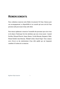 Big Data, Objets Connectés et Predictive Data