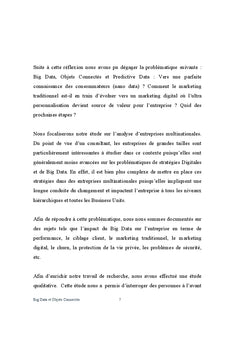 Big Data, Objets Connectés et Predictive Data