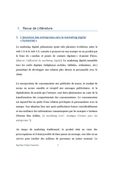 Big Data, Objets Connectés et Predictive Data