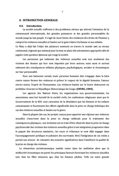L'A.V.E.C., une approche des ONG dans la réinsertion a l'Est de la RDC