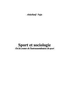 Sport et sociologie