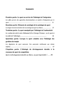 Sport et sociologie
