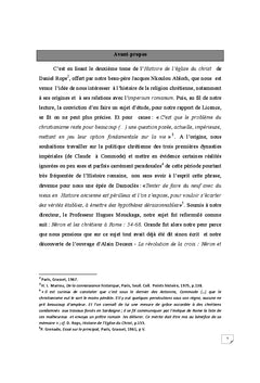 Christianisme et persécutions en Afrique romaine de Commode à Gallien