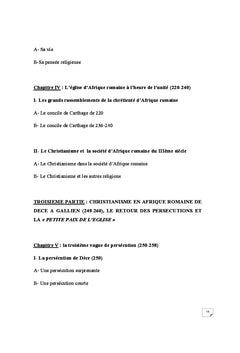 Christianisme et persécutions en Afrique romaine de Commode à Gallien