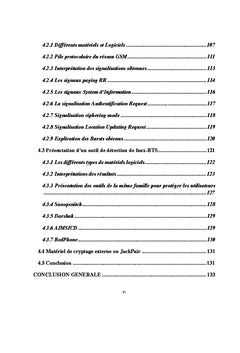 Etude et analyse de la (in)securite du reseau cellulaire