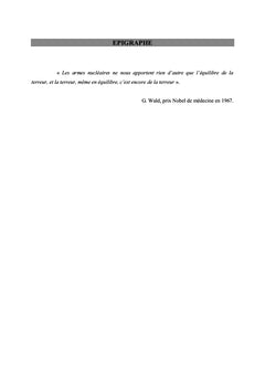 Le role des etats detenteurs d'armes nucleaires dans la crise du TNP