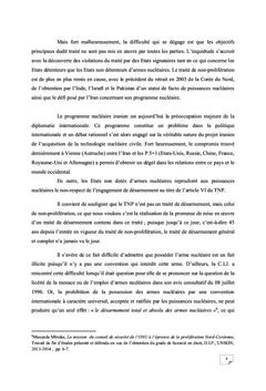 Le role des etats detenteurs d'armes nucleaires dans la crise du TNP