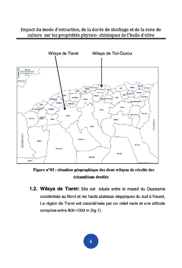 Les propriétés physico-chimiques de l'huile d'olive
