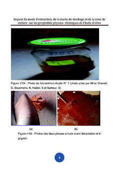 Les propriétés physico-chimiques de l'huile d'olive
