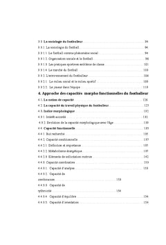 Facteurs déterminants le choix de la discipline du football