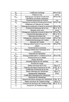 Recueil des modeles mathematiques et informatiques d'un sechage solaire