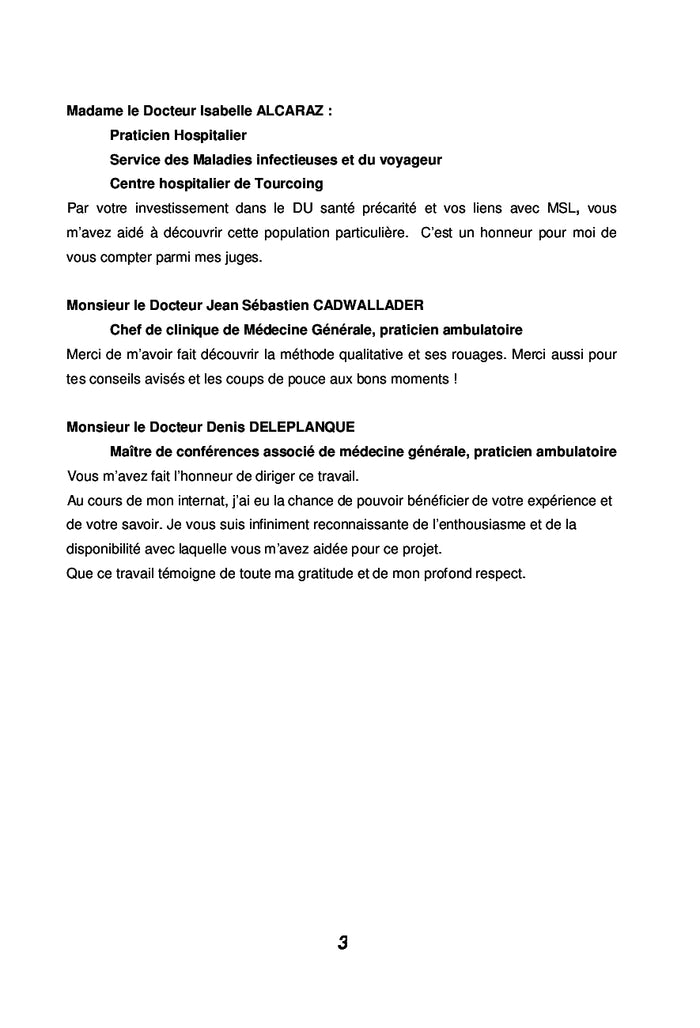 Prise en charge des migrants en médecine générale