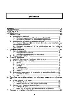 Prise en charge des migrants en médecine générale