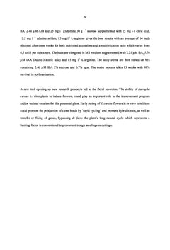 Micropropagation in vitro de Jatropha curcas L.
