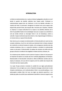 De l'interculturalite au multiculturalisme A Timi?oara