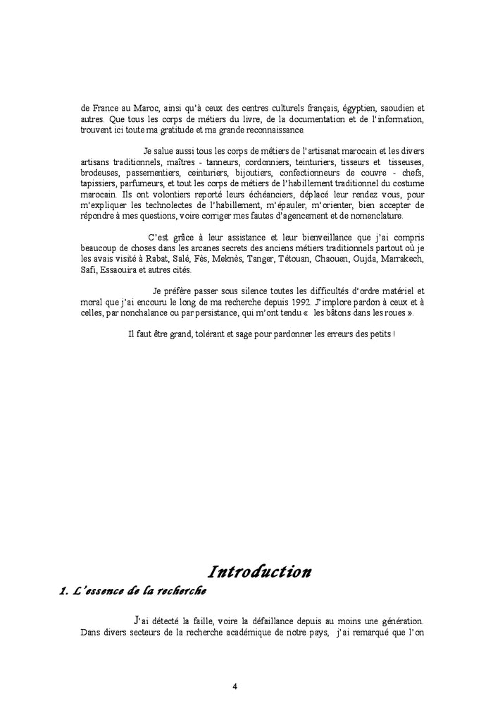 Le Costume traditionnel marocain