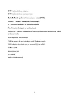 Analyse des impacts de la rehabilitation du pont Betsiboka