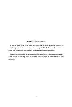 Analyse des impacts de la rehabilitation du pont Betsiboka