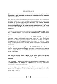 Gestion operationnelle du barrage HASSAN ADD-AKHIL