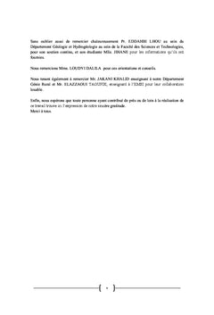 Gestion operationnelle du barrage HASSAN ADD-AKHIL