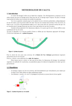 Optimisation structurale d'un barrage hydroelectrique