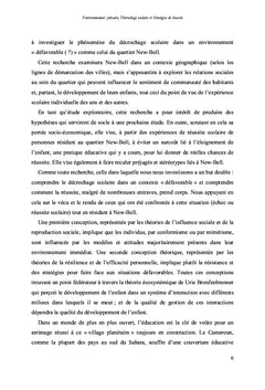 Decrochage scolaire - Strategies de reussite en environnement precaire