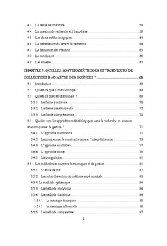 Méthodes de recherche en sciences économiques et de gestion