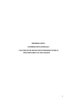 Le fonctionnaire et le travailleur en droit camerounais