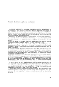 Reconciliation ville-port dans le projet du Rio olympique