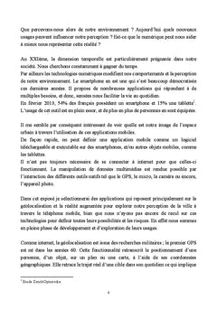 La perception de la ville à travers les applications mobiles