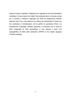 Dispersions d'organogel applicables en dermo-protection solaire