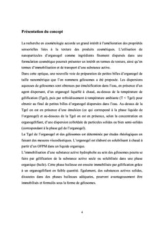 Dispersions d'organogel applicables en dermo-protection solaire