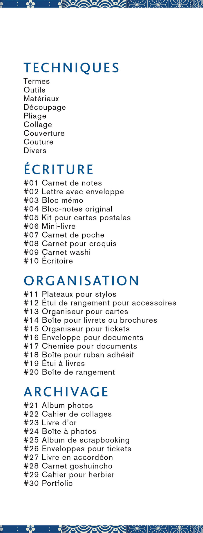 Manuel pratique de papeterie japonaise - 30 magnifiques objets à fabriquer et à personnaliser soi-mê