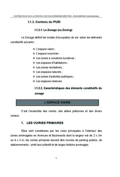 Contribution du SIG A la creation d'un Plan d'Urbanisme Directeur