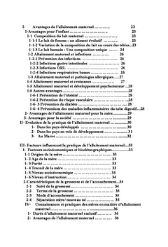 L'allaitement maternel et ses pratiques