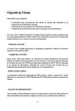 L'allaitement maternel et ses pratiques