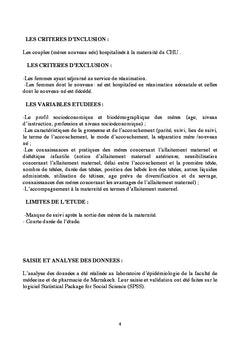L'allaitement maternel et ses pratiques