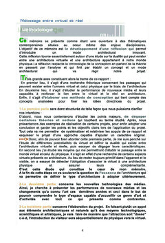 Métissage entre réel et virtuel en architecture