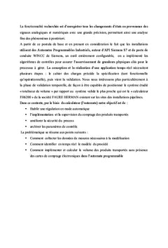 Développement d'un outil de supervision d'une station de pompage