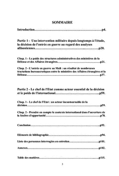 L'Entrée en Guerre de la France au Mali