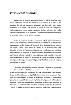 Evaluation des dérivés climatiques sur degrés-jours